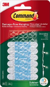 Command 3M Outdoor Decorating Clips