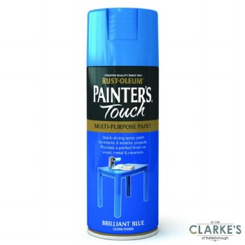 Rust-Oleum Painters Touch Spray Paint Brilliant Blue 400ml