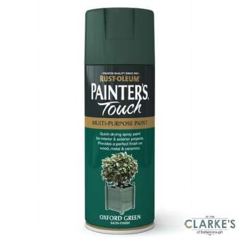Rust-Oleum Painters Touch Spray Paint Oxford Green 400ml