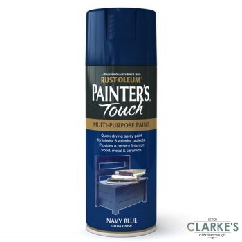 Rust-Oleum Painters Touch Spray Paint Navy Blue 400ml