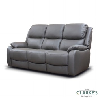 Parker 3 Seater Fixed Sofa Navy Grey
