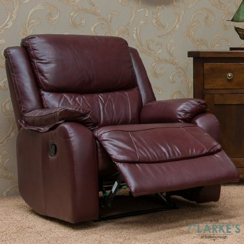 Parker Lift and Tilt Chair Leather Wine