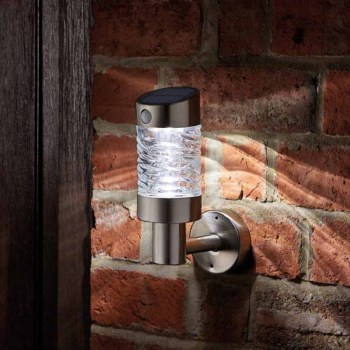Solar Wave Wall Light with Movement Sensor