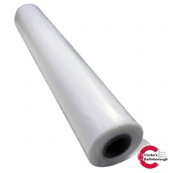 Polythene Builders Film Clear 500G 15x3.5m