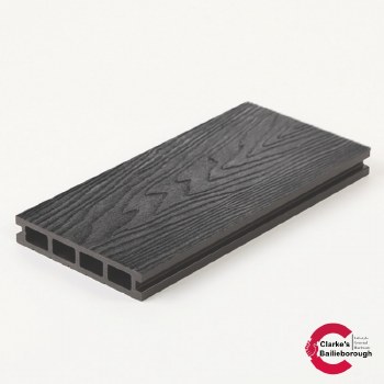 Portland Montana Woodgrain Charcoal Composite Decking