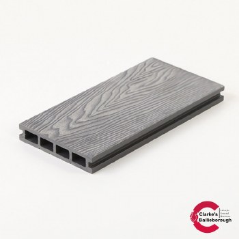Portland Montana Woodgrain Soft Grey Composite Decking