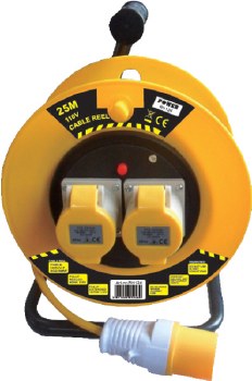 Power 110V Cable Reel 25m