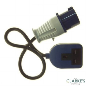 PowerMaster CEE 16 AMP Plug with Single Rubber Socket