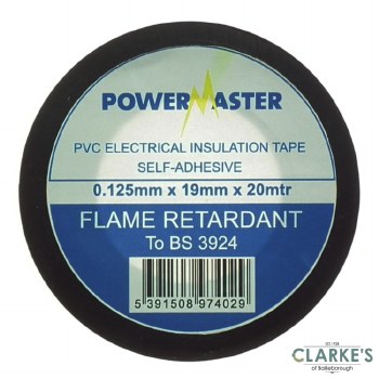 PowerMaster PVC Insulating Tape Black