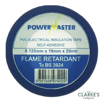 PowerMaster PVC Insulating Tape Blue