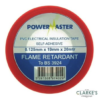 PowerMaster PVC Insulating Tape Red