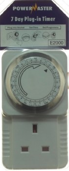 PowerMaster Plug-in 7 Days Timer