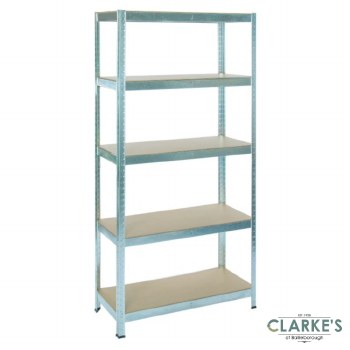Boltless Galvanised Shelving Unit 5 Shelf
