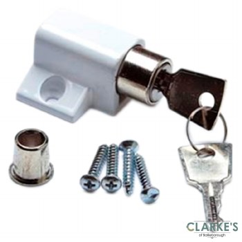 Premier Patio Door Lock White