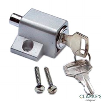 Premier Patio Door Lock Silver