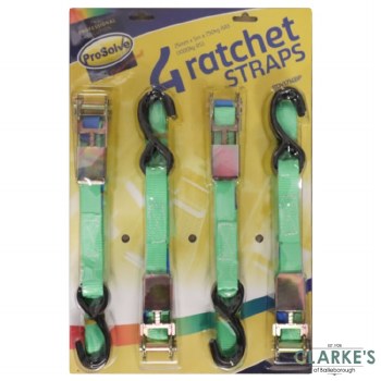 ProSolve 750kg Rachet Straps | Set of 4