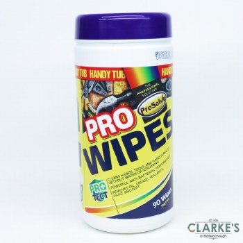 Prosolve Pro Wipes - Builders Wipes | 90 Wipes per Tube