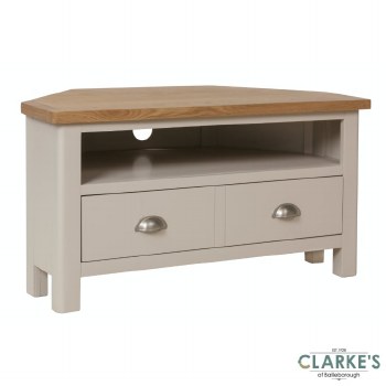 Purdi Painted Corner TV Unit
