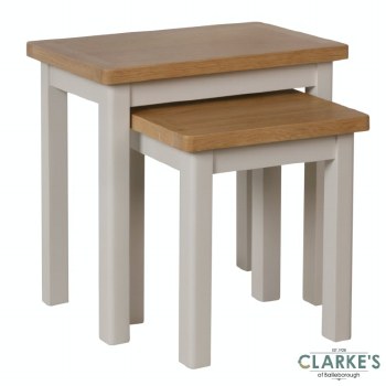 Purdi Painted Nest of 2 Tables