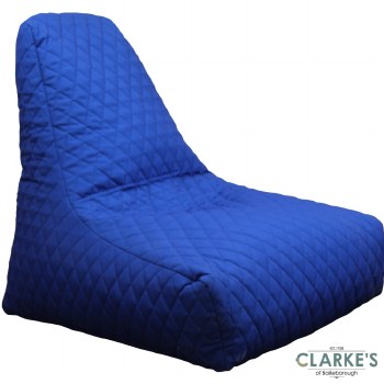 Snug Quilted Bean Bag Blue