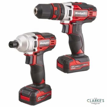 Einhell 12V Twin Pack | Combi Drill and Impact Driver