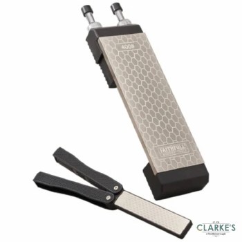 Faithfull Diamond Stone with Folding Sharpener