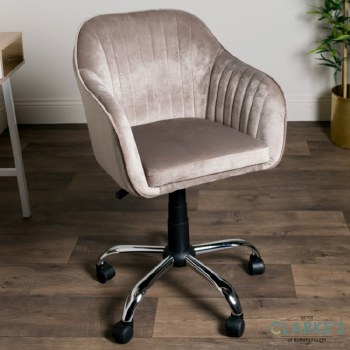 Regina Velvet Office Chair