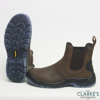 RCP Brown Leather Dealer Boots Size 46