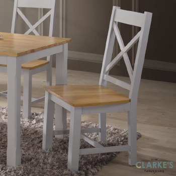 Rochester grey dining chair