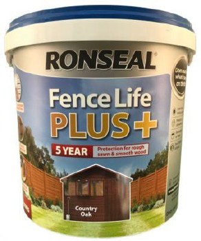 Ronseal Fence Life Plus Country Oak 5L