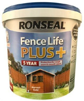 Ronseal Fence Life Plus Harvest Gold 5L