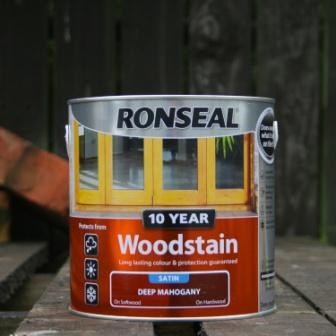 Ronseal Deep Mahogany 10 Year Woodstain 2.5 Liter