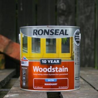 Ronseal Mahogany 10 Year Woodstain 750 ml