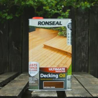 Ronseal Natural Cedar Ultimate Protection Decking Oil 5 Litres