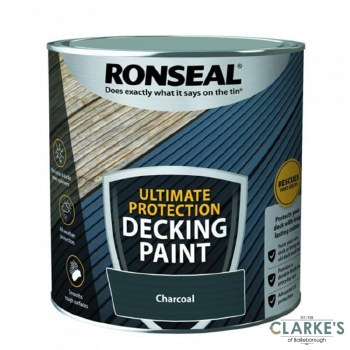 Ronseal Ultimate Protection Decking Paint Charcoal 2.5 Litre