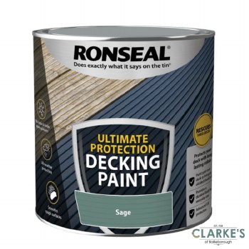Ronseal Ultimate Protection Decking Paint Sage 2.5 Litre