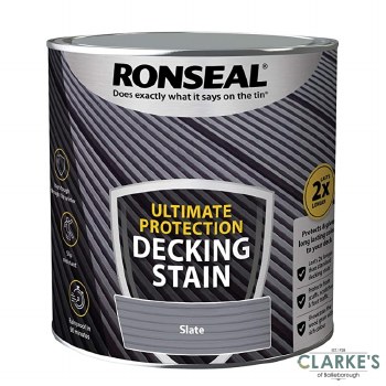 Ronseal Ultimate Protection Decking Stain Slate 2.5 Litre