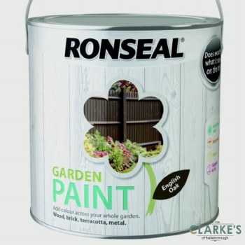 Ronseal Garden Paint English Oak 2.5 Litre