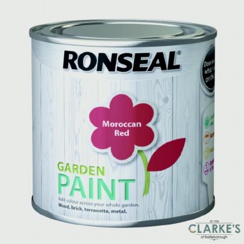 Ronseal Garden Paint Moroccan Red 750ml