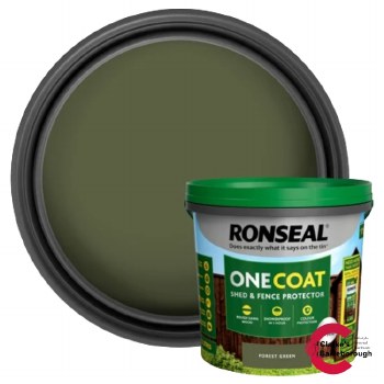 Ronseal One Coat Shed and Fence Protector Forest Green 5 Litre