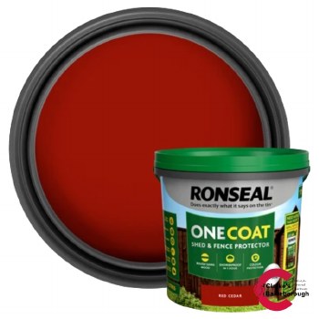 Ronseal One Coat Shed and Fence Protector Red Cedar 5 Litre