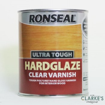 Ronseal Ultra Tough Hardglaze Clear Varnish 750ml