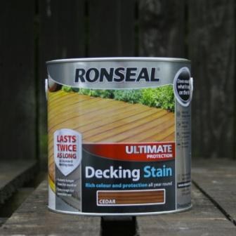 Ronseal Cedar Ultimate Protection Decking Stain 2.5 Litre