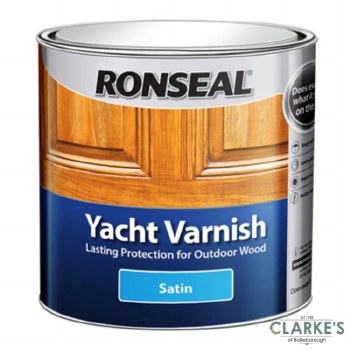 Ronseal Yacht Varnish Satin 1 Litre