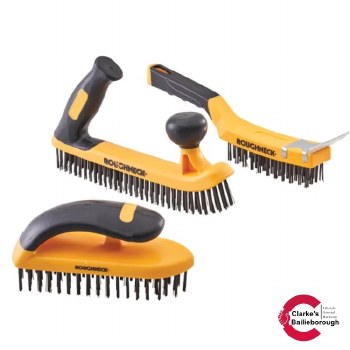 Roughneck Heavy Duty Wire Brush Set