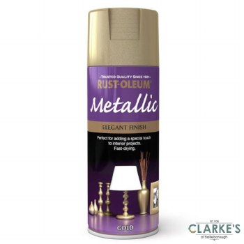 Rust-Oleum Metallic Spray Paint Gold 400 ml