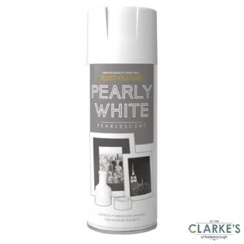 Rust-Oleum Pearly White Metallic Spray Paint 400 ml