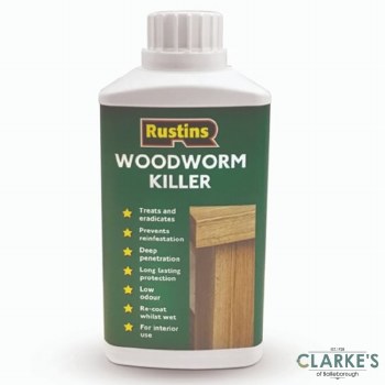 Rustins Woodworm Killer 500ml