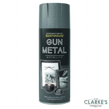 Rust-Oleum Gun Metal Metallic Spray Paint 400 ml