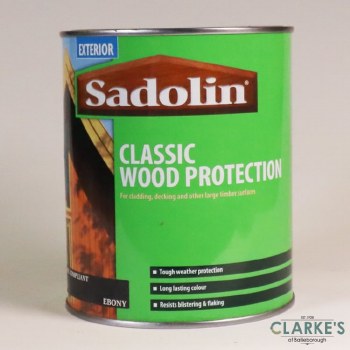 Sadolin Classic Woodstain Ebony 5 Litre